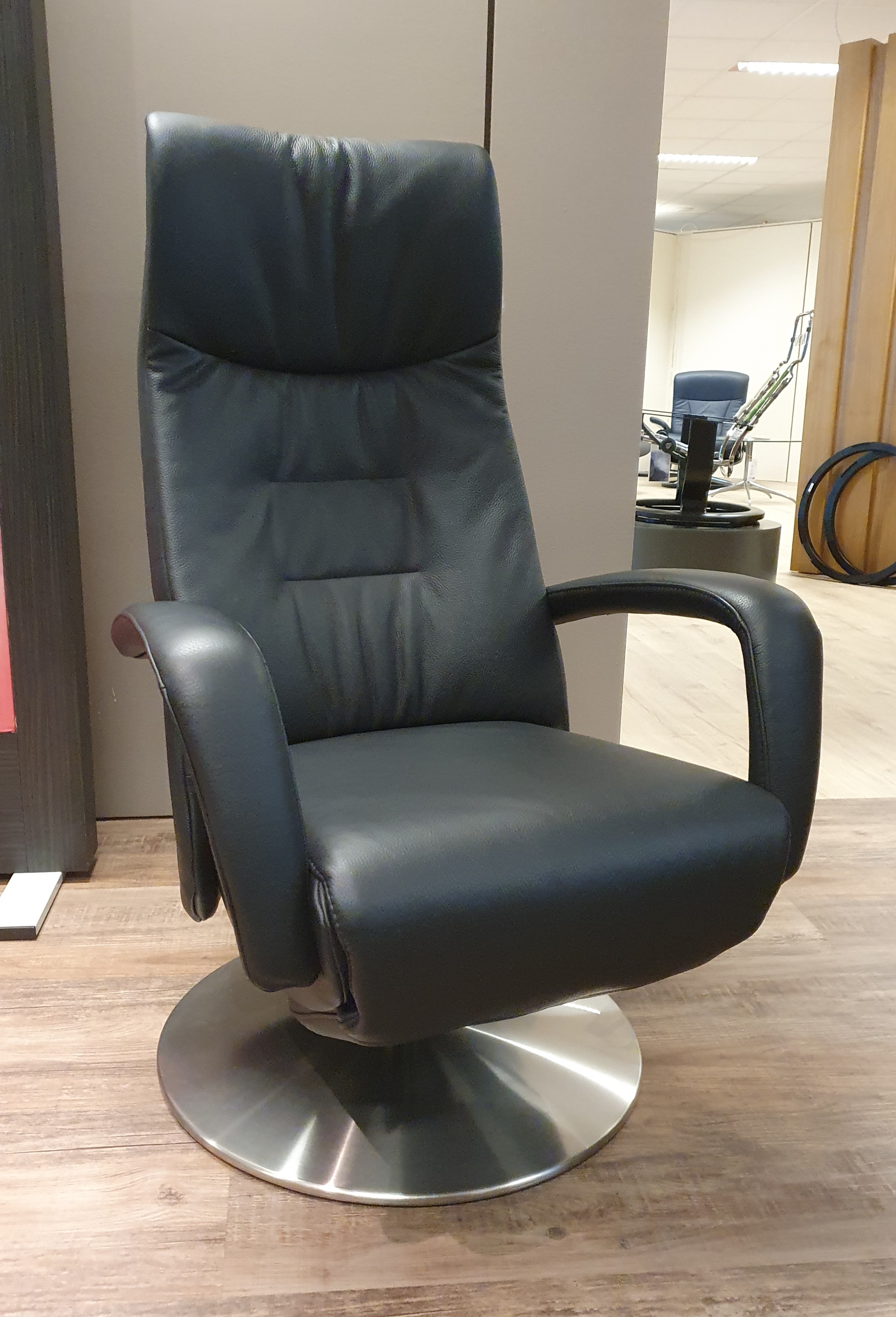 De Toekomst Twice relaxfauteuil TW103 3M-accu leder Semira zwart