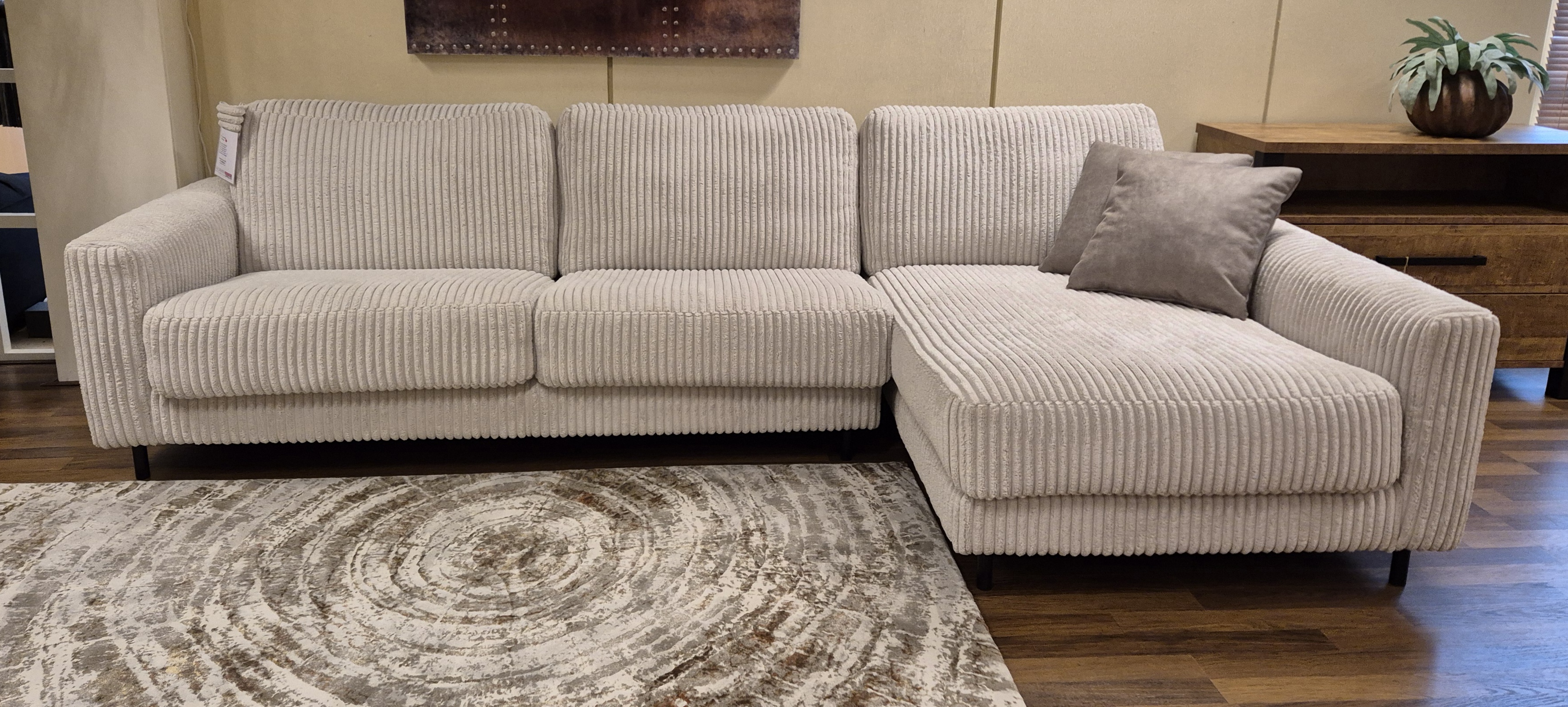 EllaStretta bank met chaise-longue B302xD165/100