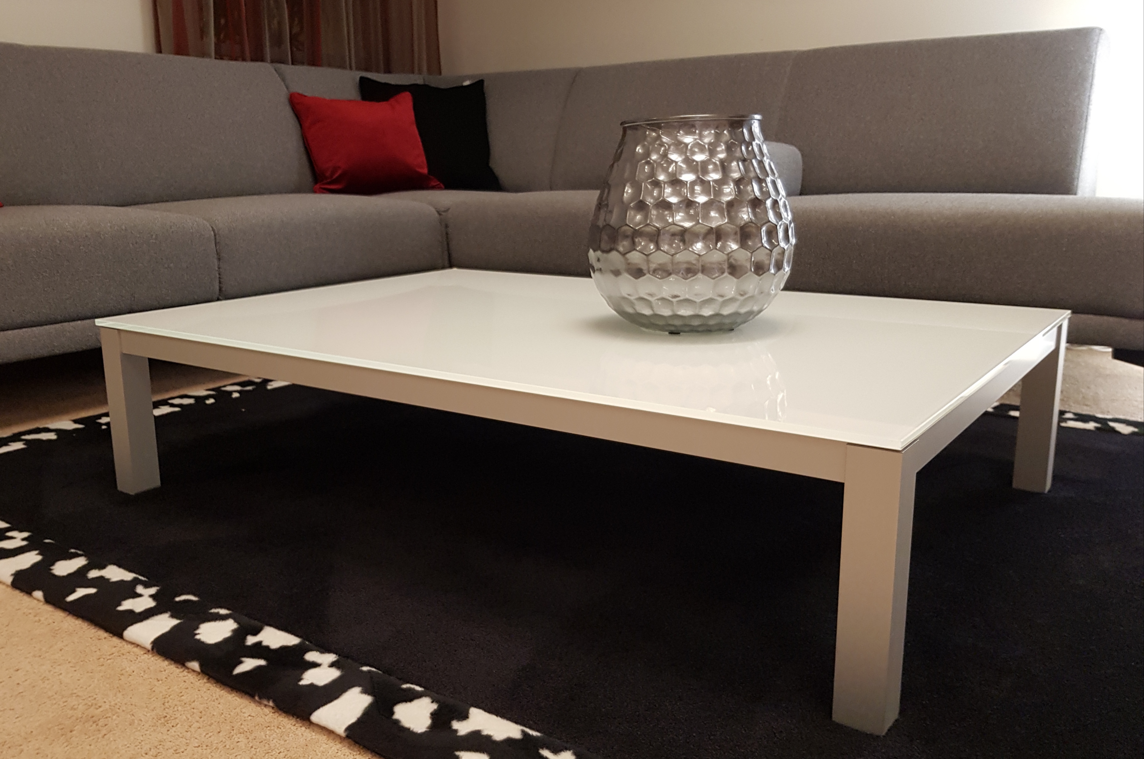 Karat S131 salontafel glas/matlak