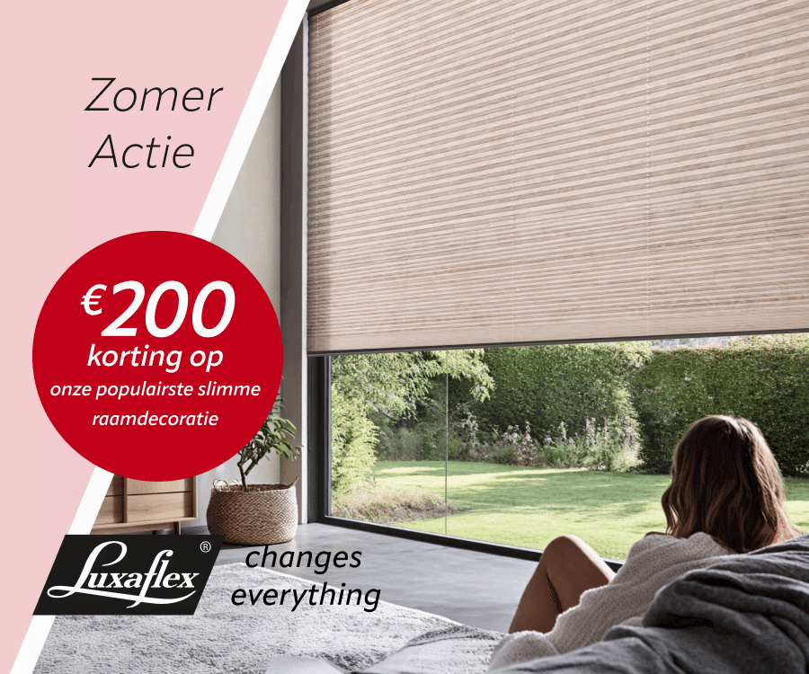 luxaflex powerview zomeractie banner
